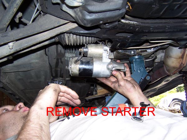 How to replace a starter on a 1994 nissan sentra