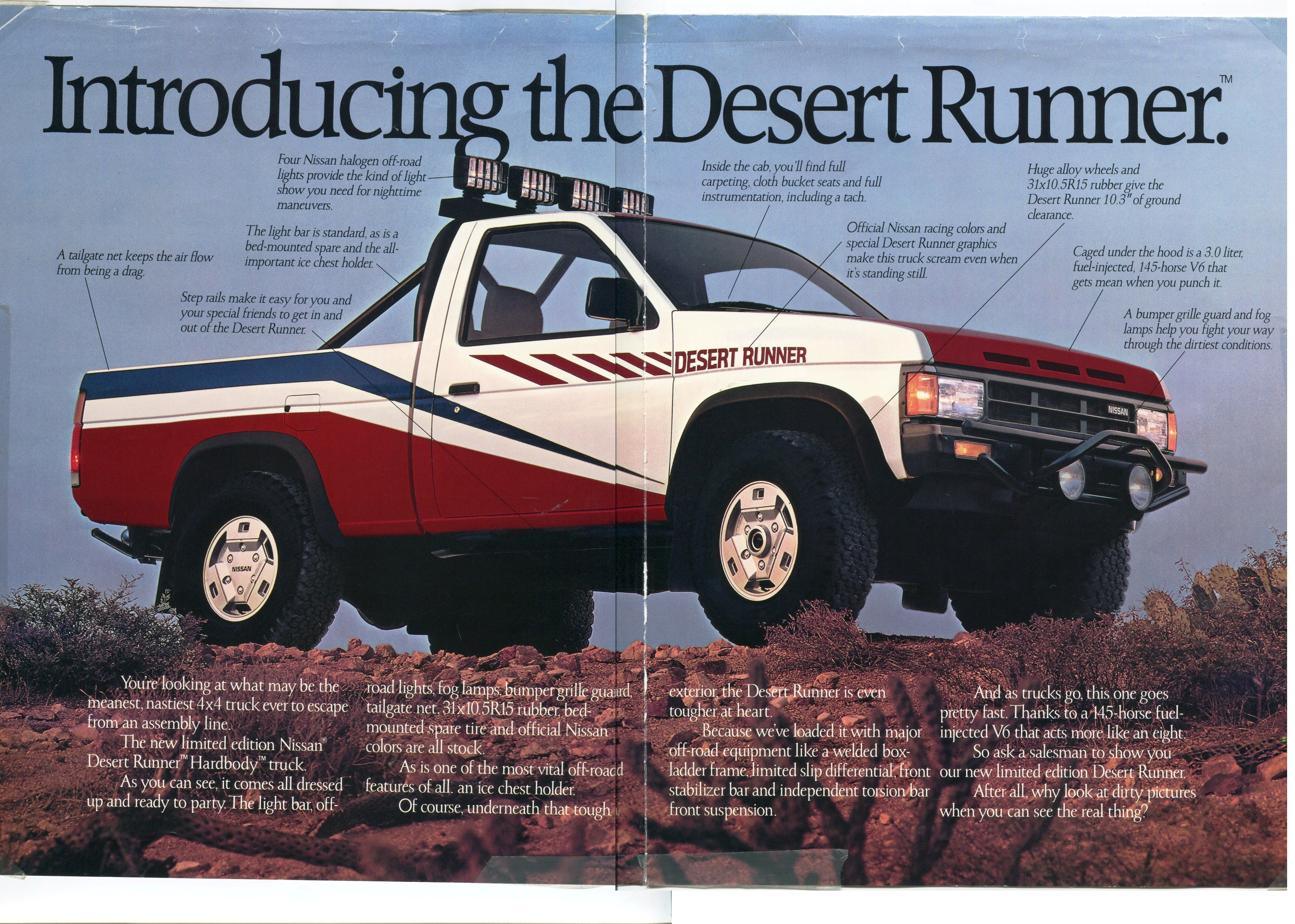 1988 Desert nissan runner sale #3