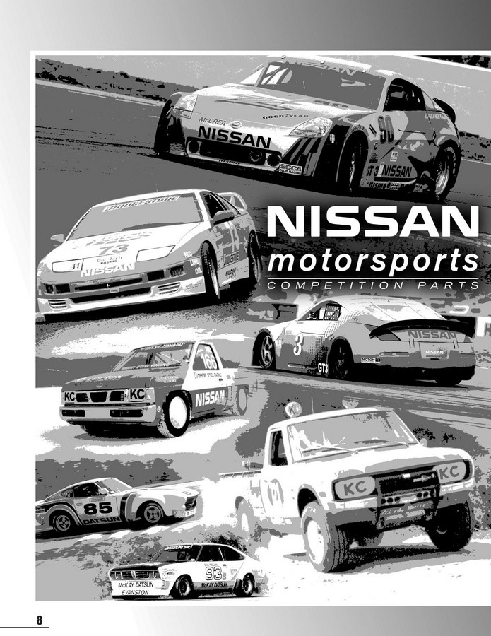 Nissan racing parts nismo #8